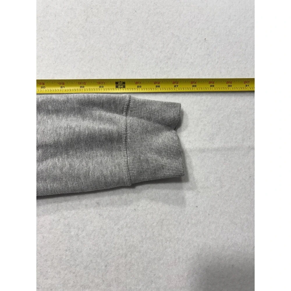 The North Face Hoodie Mens XL Gray Fleece Pullover Logo Kangaroo Pocket Outdoor